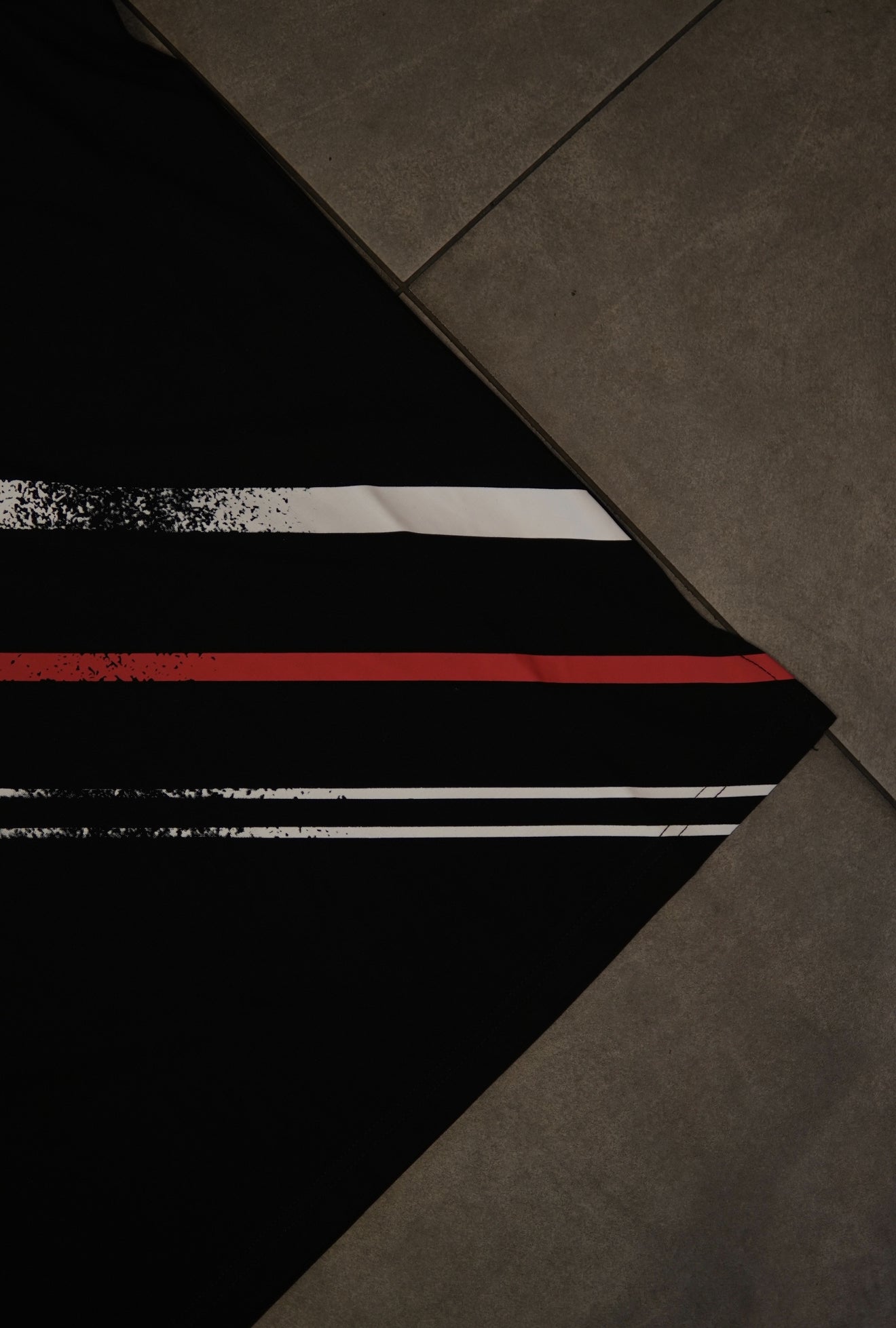 Men’s Polo Button Up - Black Plaid