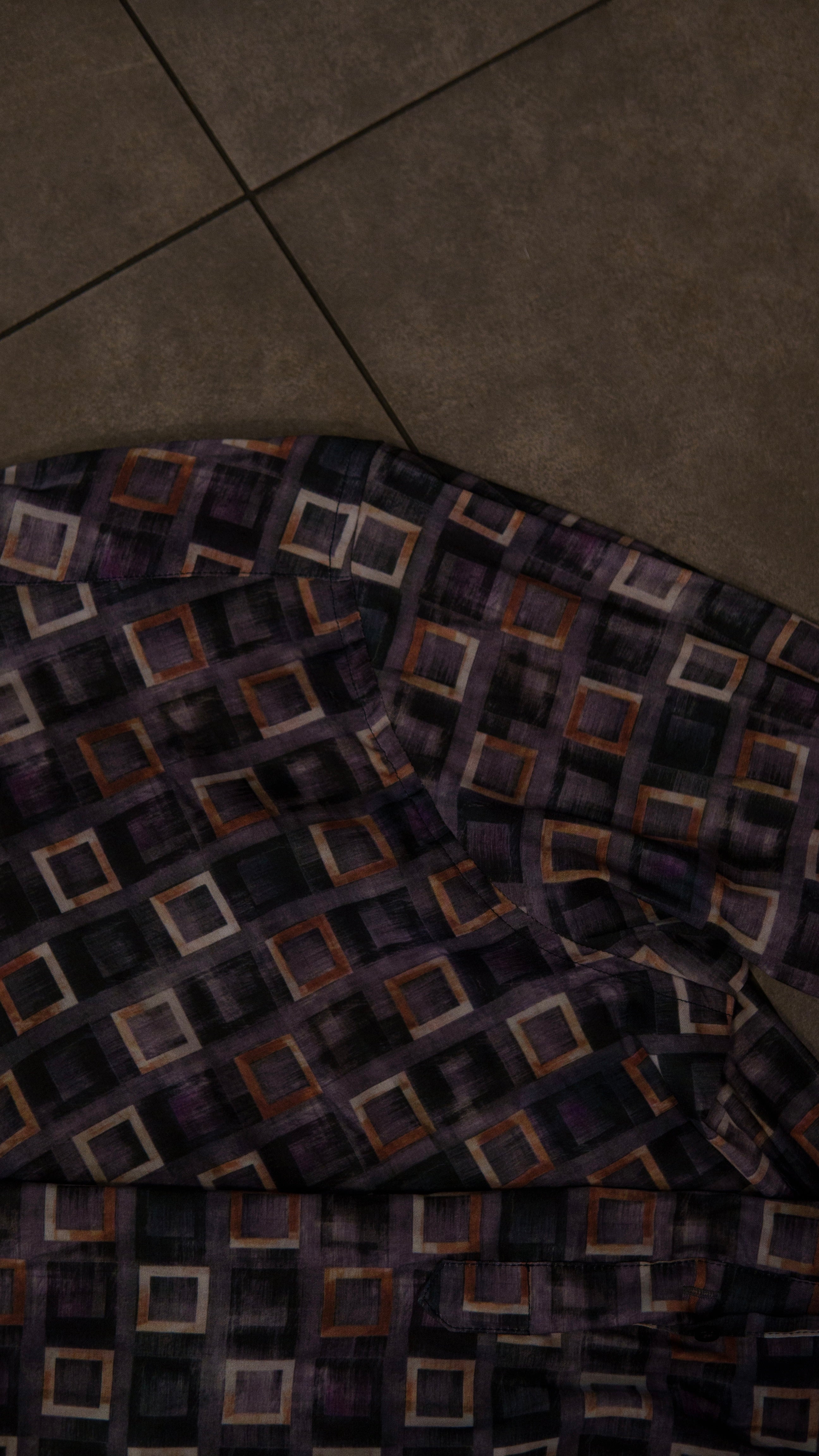 Men’s Printed Long Sleeve Button Up - Evolution