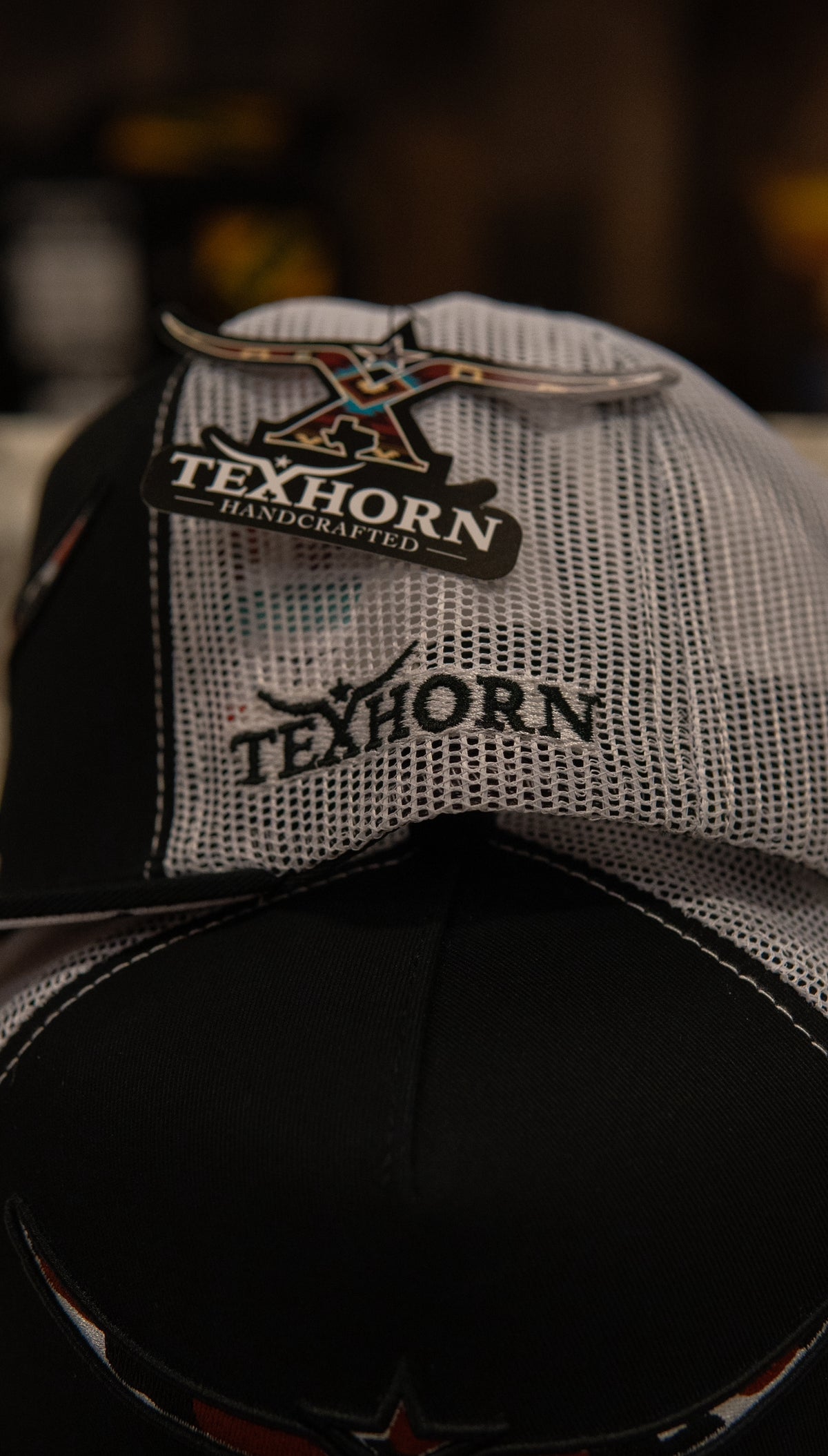 Tex Horn Snapback Cap Spotted Brim