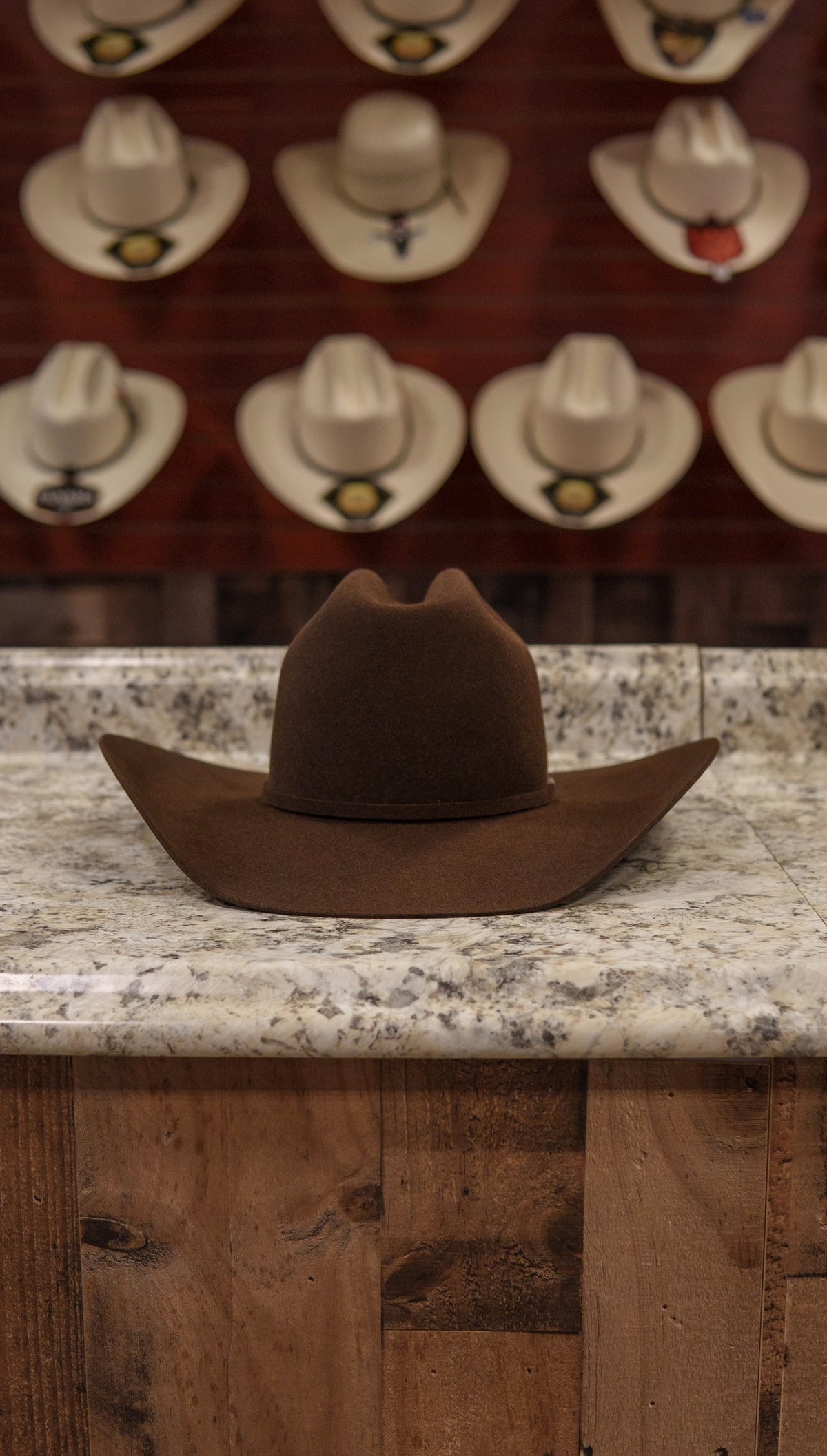 Resistol Chocolate Beaver Felt Hat 5X Five Star