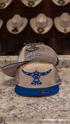 Tex Horn Snapback Cap Blue Brim