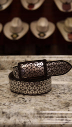 Men’s 2” Belt - Plata Blocks
