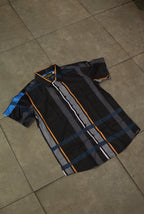 Men’s Moderno Short Sleeve Button Up “Noire”