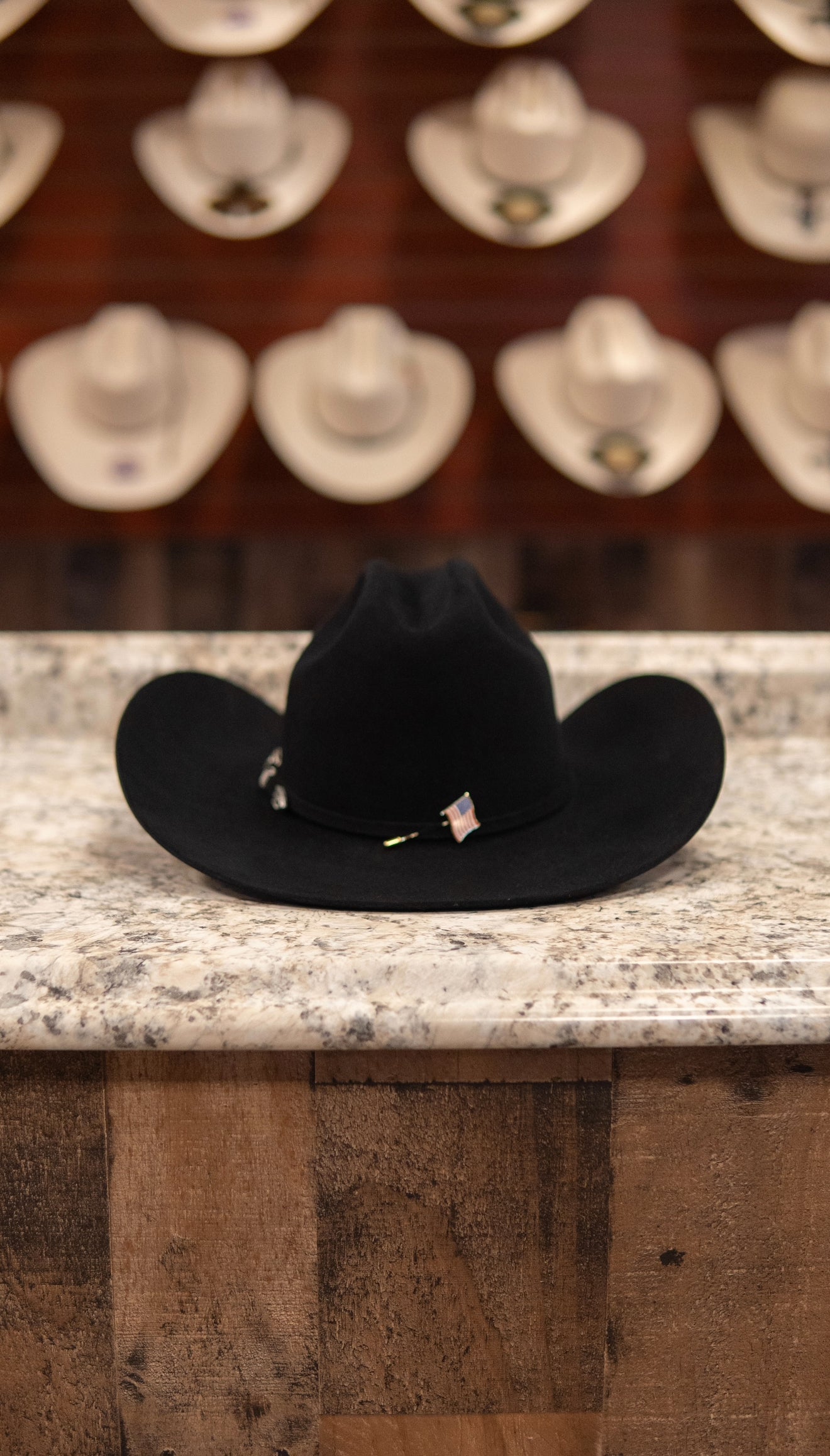 Stetson 250th 6X Skyline Black Felt Hat