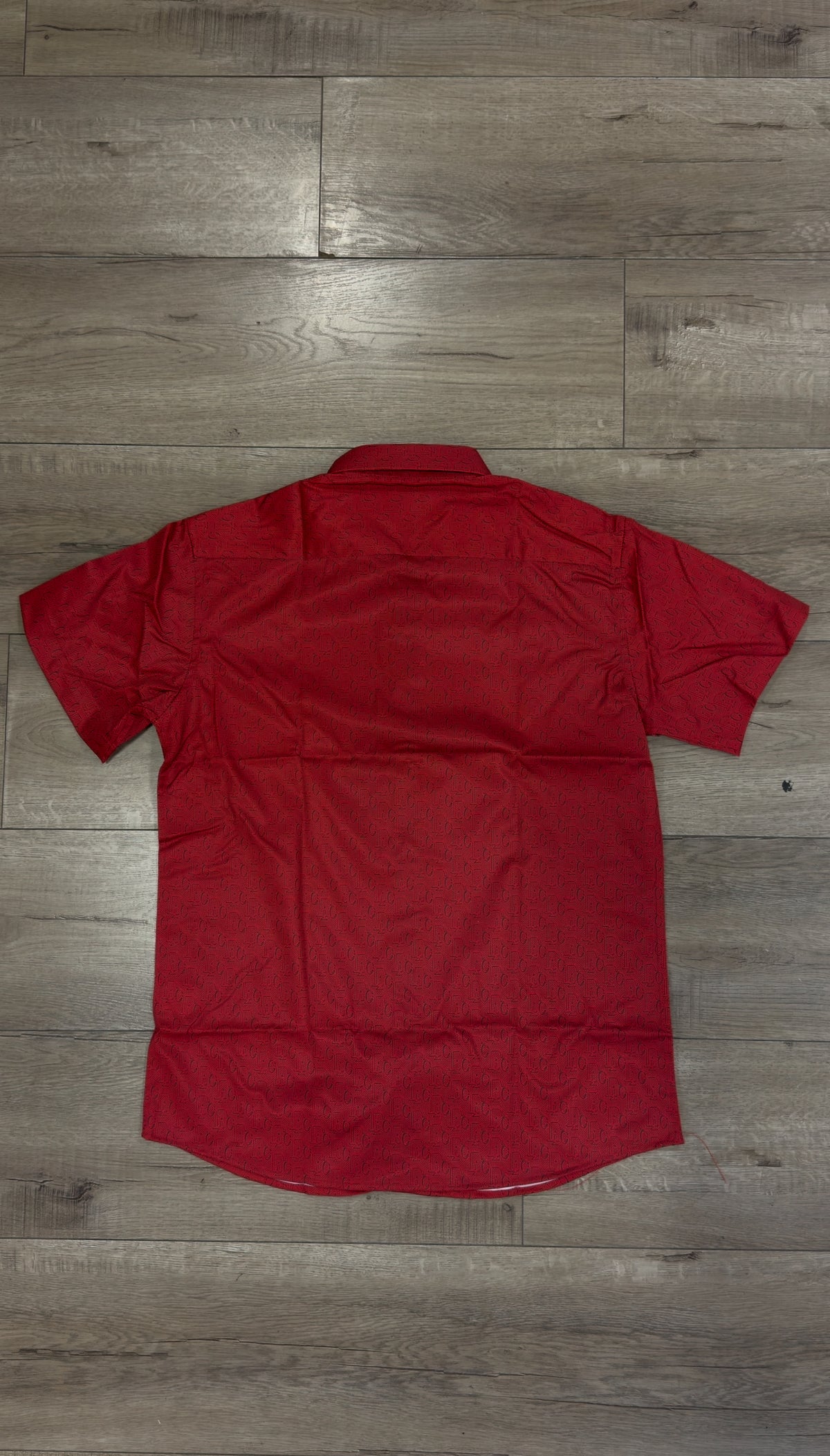 Men’s Moderno Short Sleeve Button Up “Blood Royal”