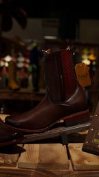 WBF Men’s Monaco “Cafe” Dubai Toe Boot