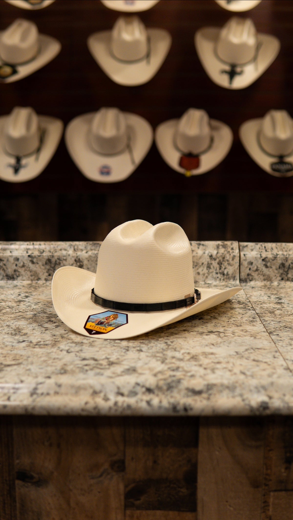Stetson Straw/Sombrero El Jefe 5,000X Natural
