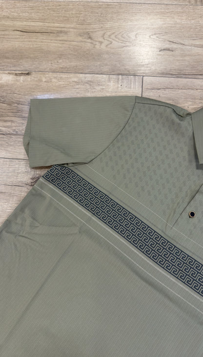 Men’s Polo Button Up - Olives Empire
