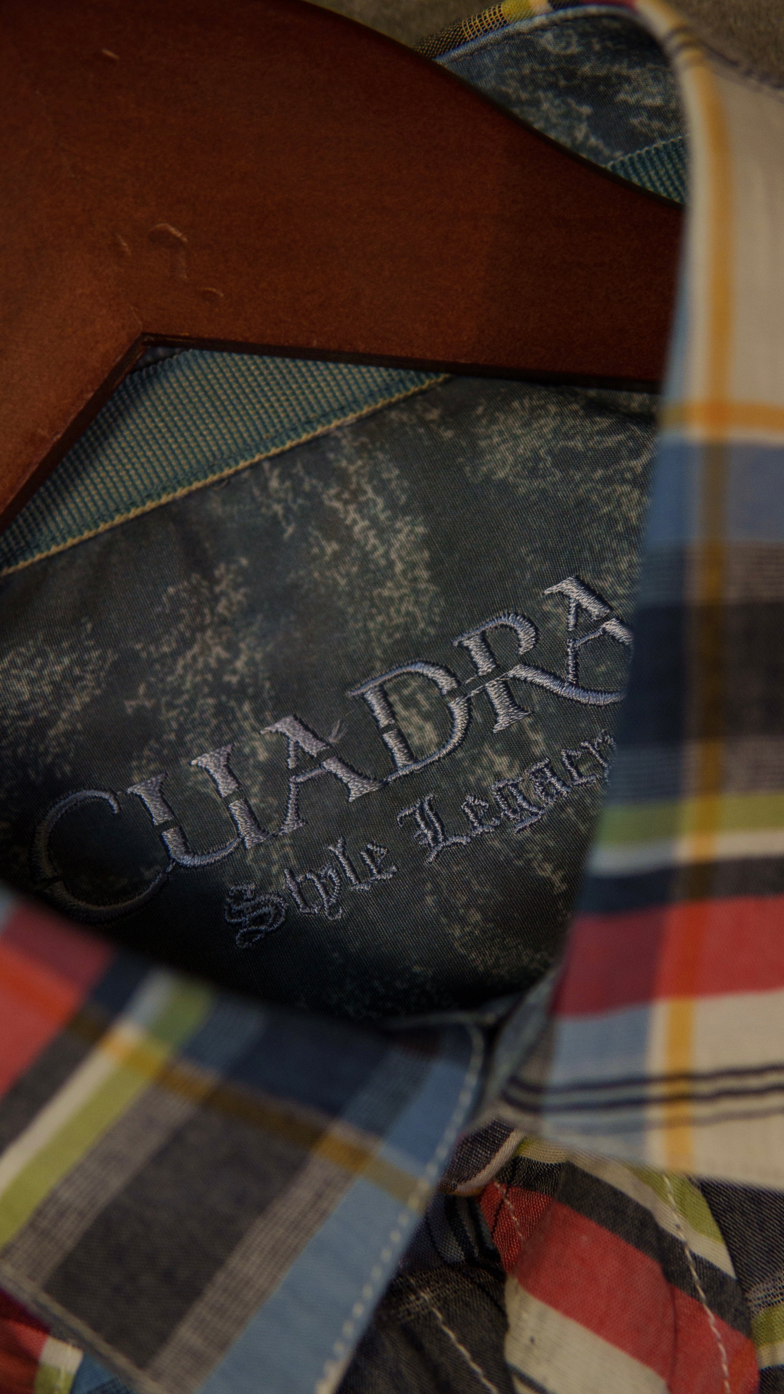 Men’s Printed Long Sleeve Button Up - Cuadra Plaid