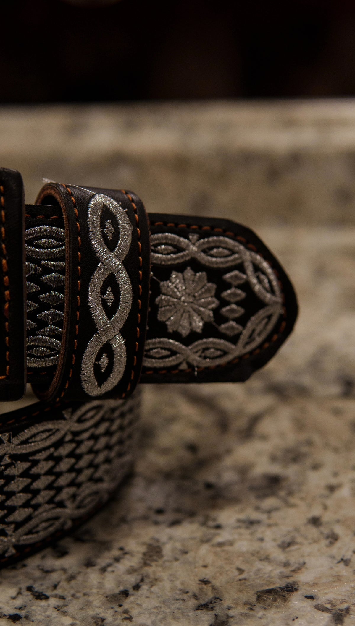 Men’s 2” Belt - Silver Sun