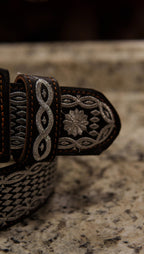Men’s 2” Belt - Silver Sun