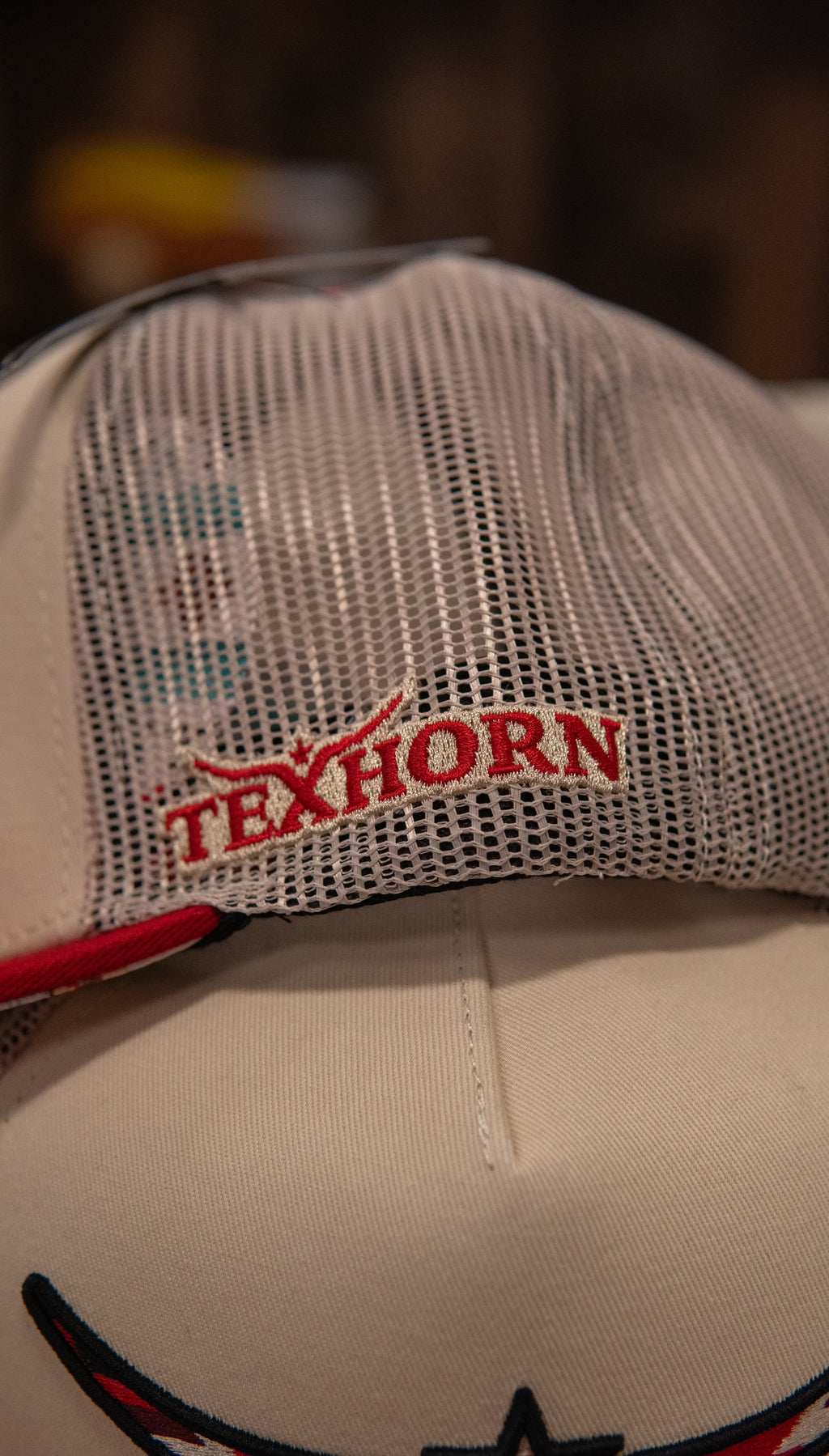 Tex Horn Cap - Red Brim