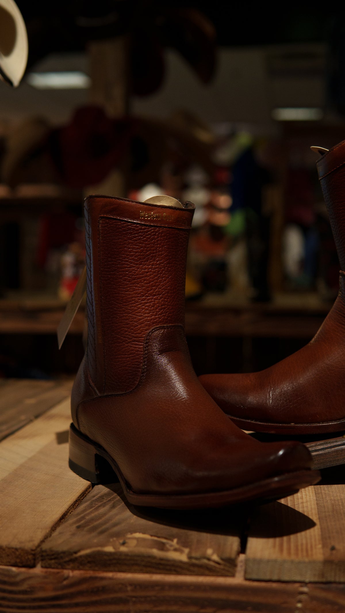 WBF Men’s Monaco “Miel” Dubai Toe Boots