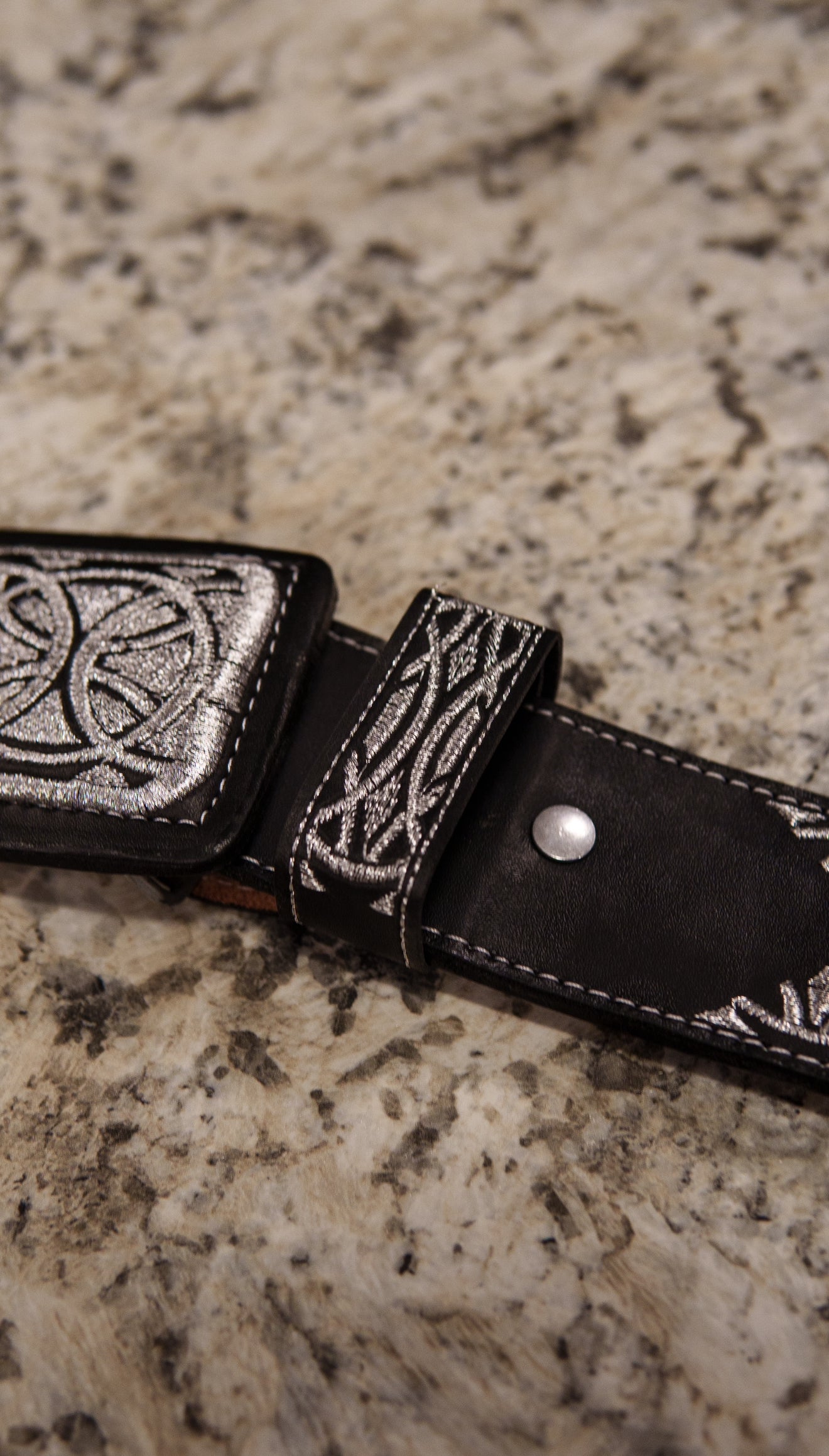 Men’s 2” Belt - Silver Temperest