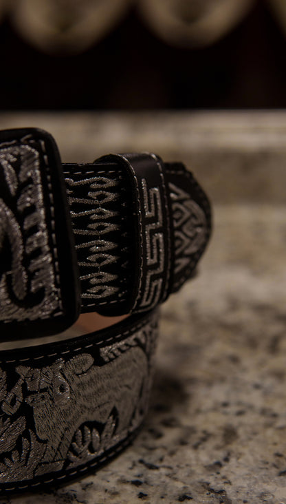 Men’s 2” Belt - Silver Bull