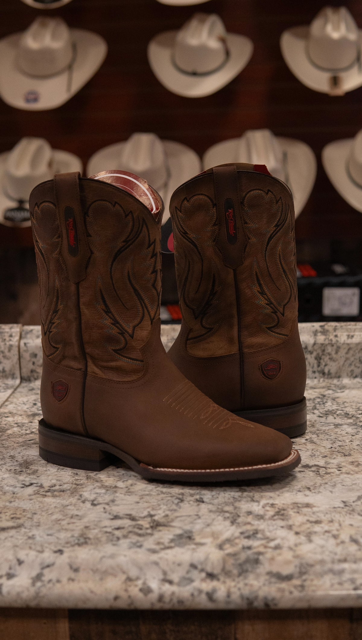 Rio Grande Men's Boots Filadelfia Crazy Tan Buffalo Cafe