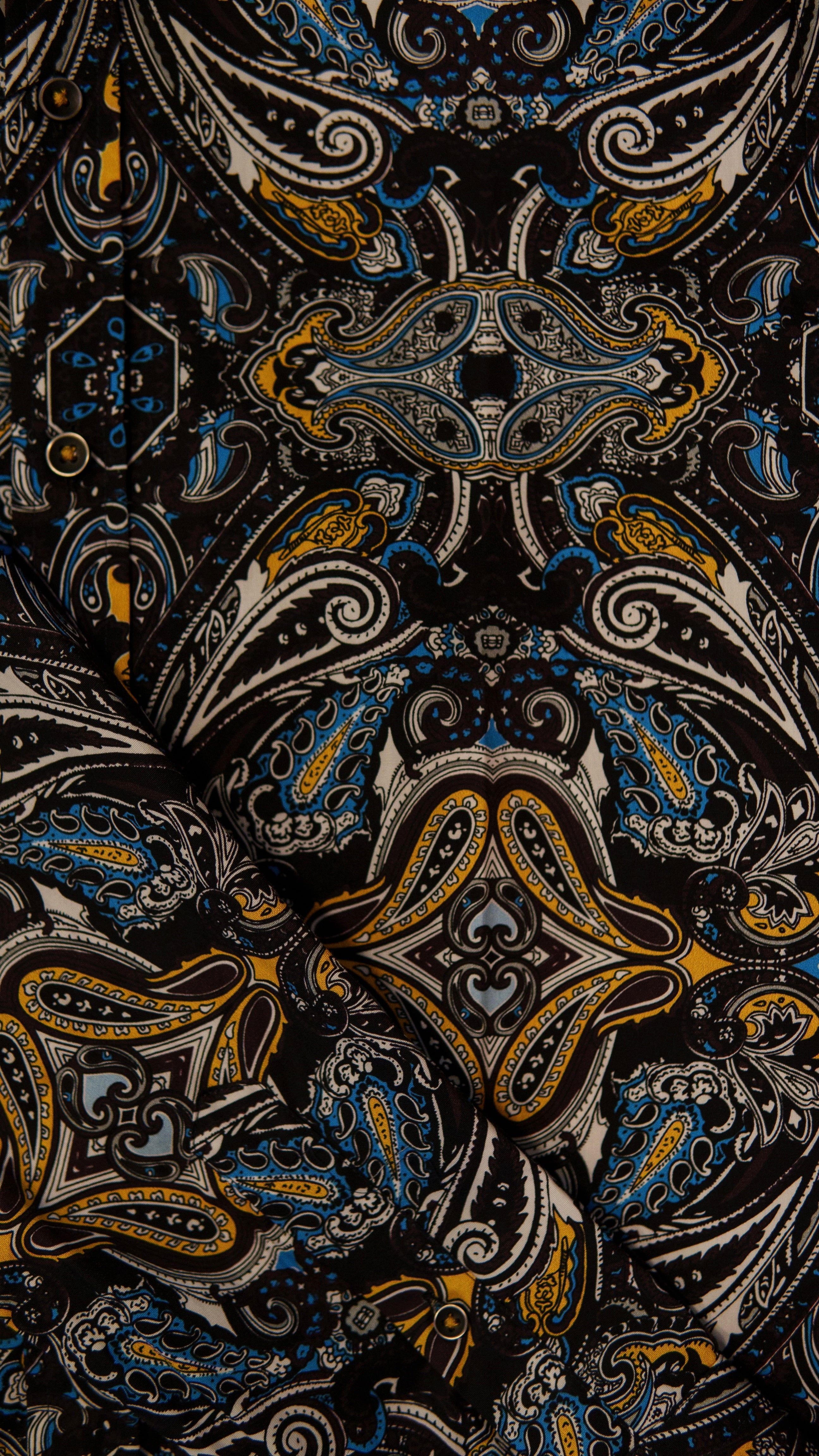 Men’s Printed Long Sleeve Button Up - Gladiator