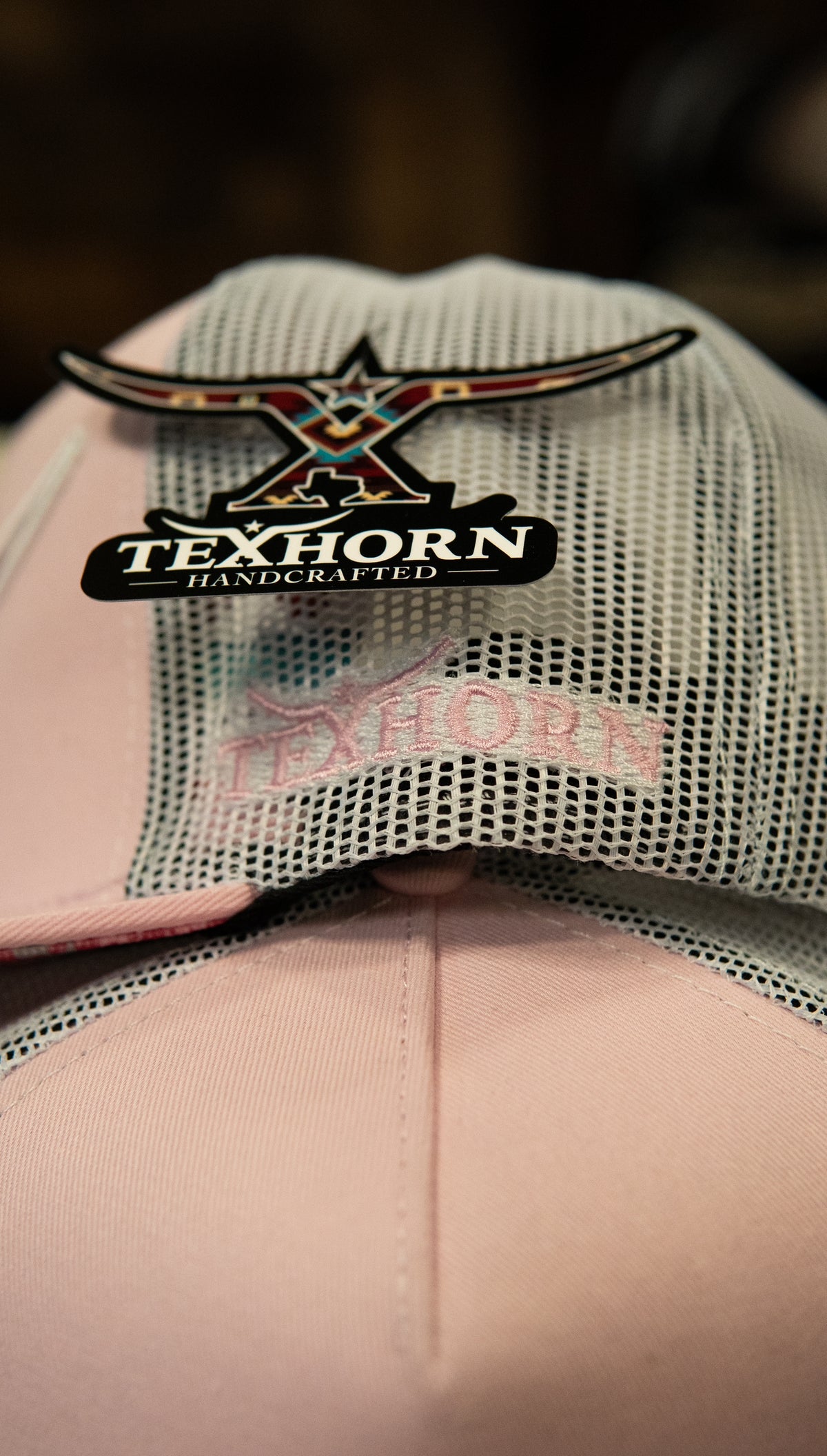 Tex Horn Snapback Cap Pink