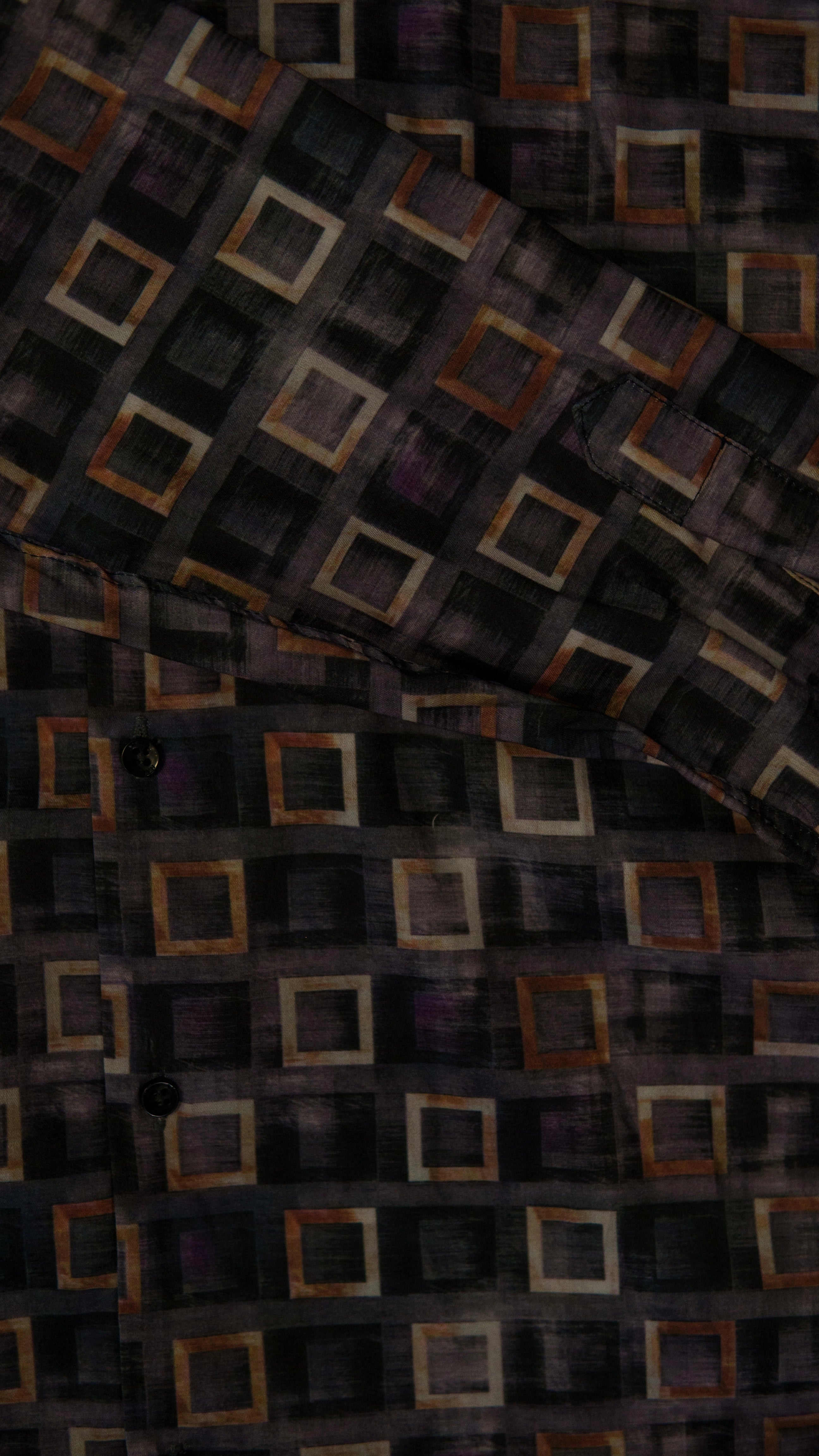 Men’s Printed Long Sleeve Button Up - Evolution