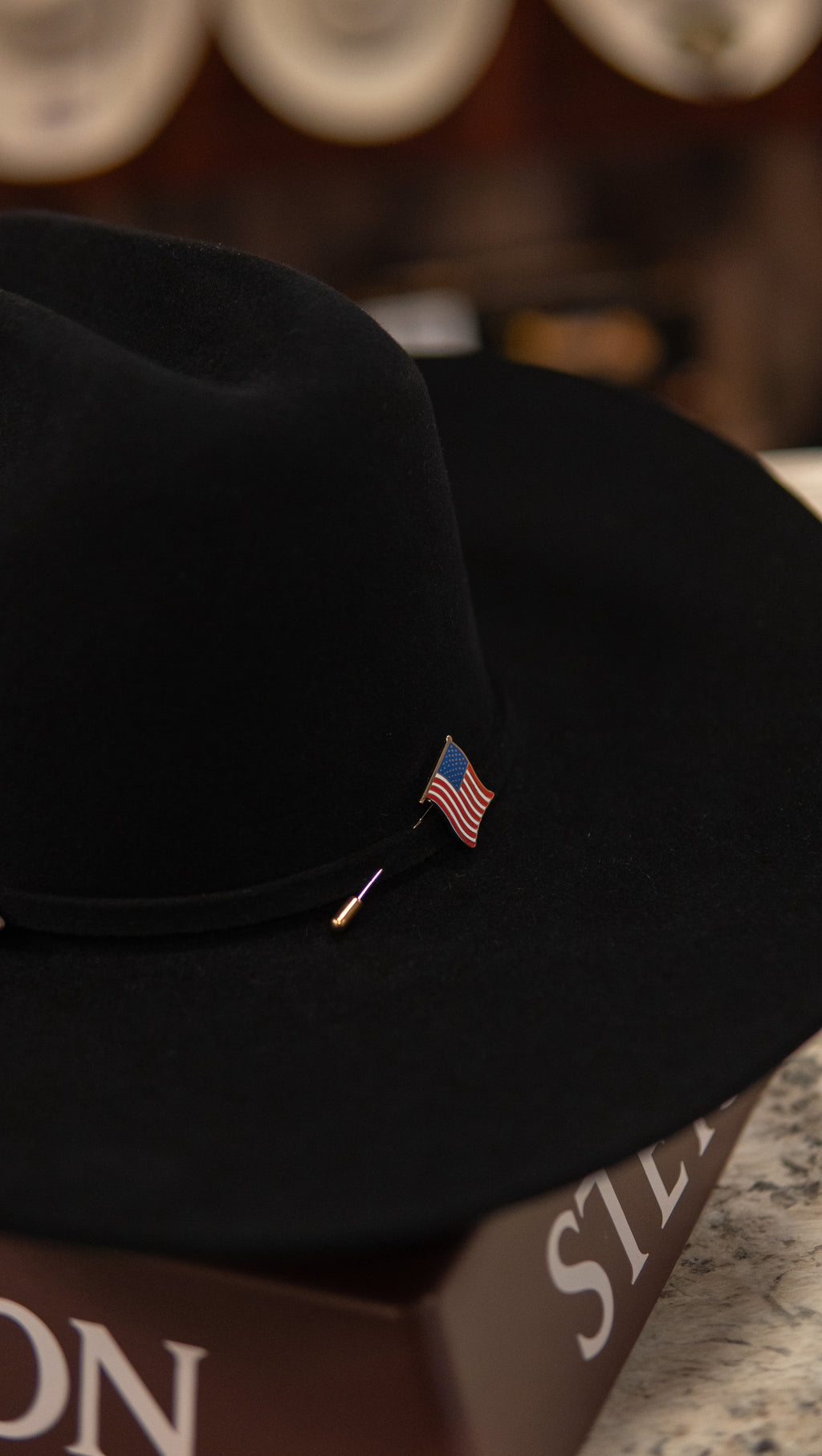 Stetson 250th 6X Skyline Black Felt Hat