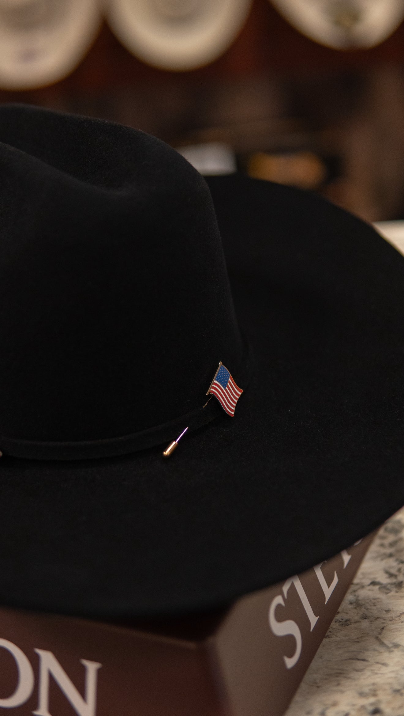 Stetson 250th 6X Skyline Black Felt Hat