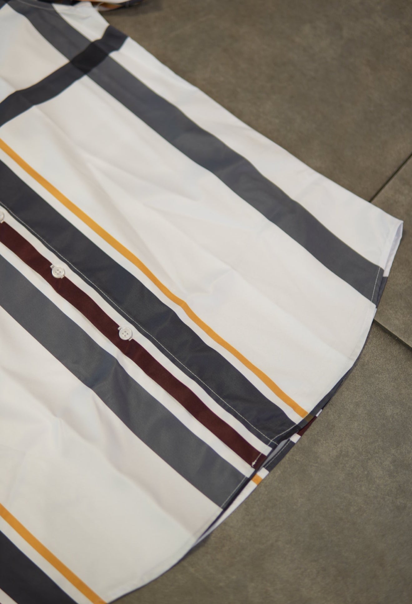 MENS SHORT SLEEVE BUTTON UP - WHITE