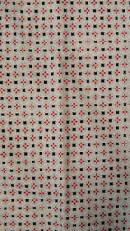 Men’s Printed Long Sleeve Button Up - Red Stars