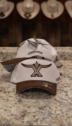 Tex Horn Snapback Cap Brown Brim