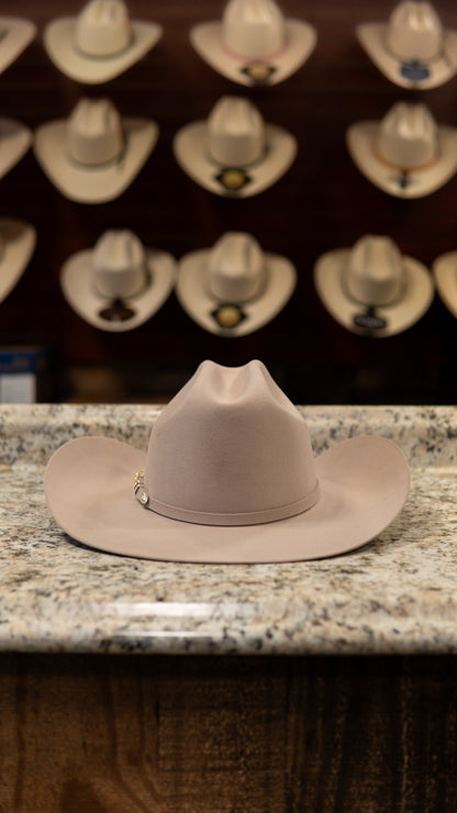 Stetson 100x “El Presidente” Legendary Silverbelly Gold Edition Beaver Felt Hat Tejana