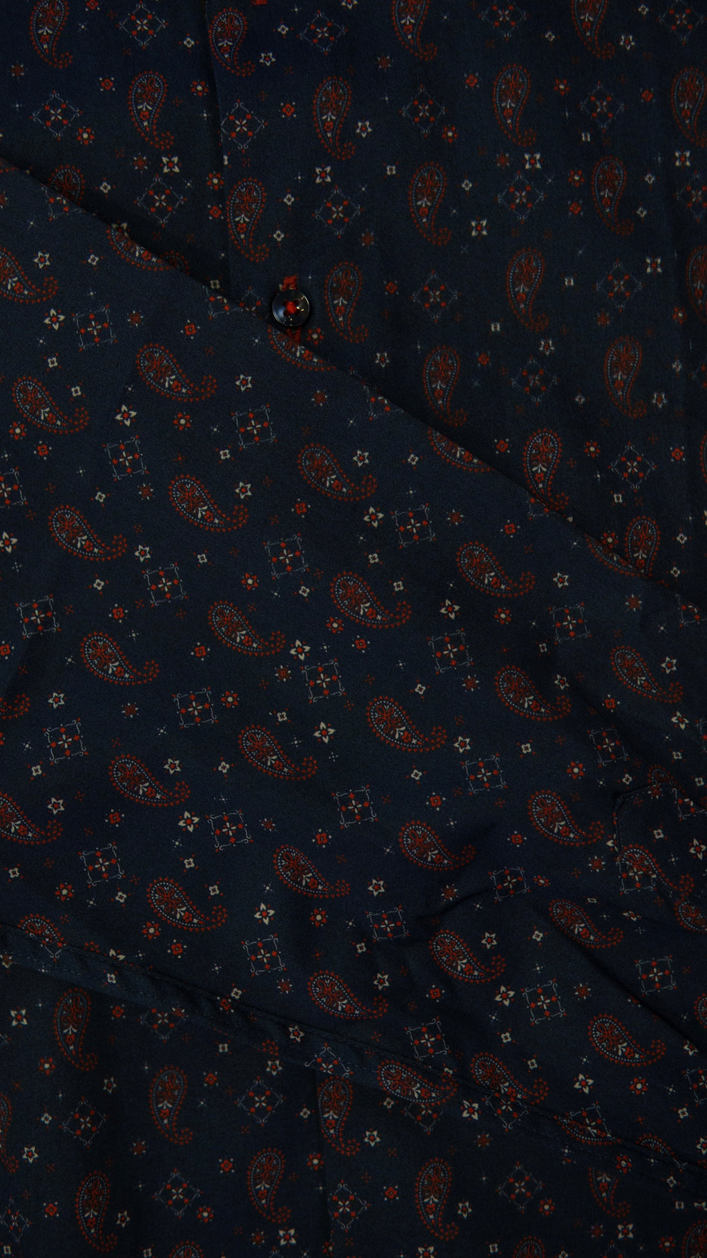 Men’s Printed Long Sleeve Button Up - Gravity Paisley