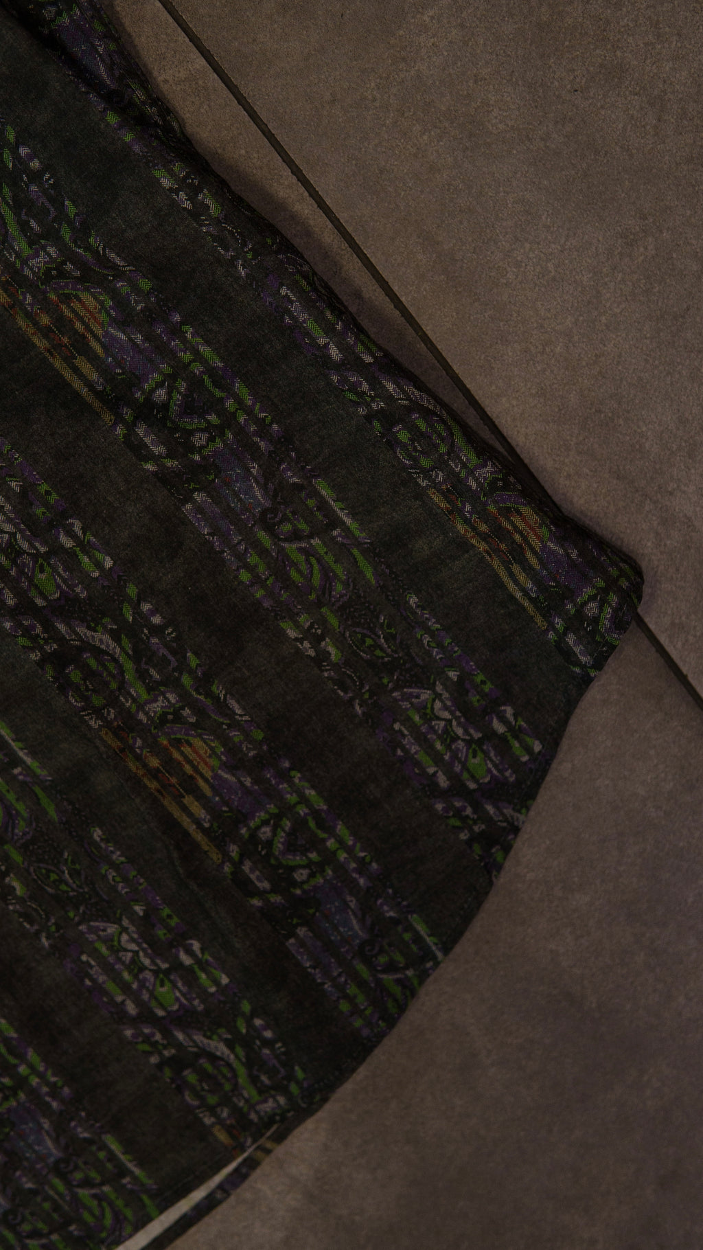 Men’s Printed Long Sleeve Button Up - Green DNA