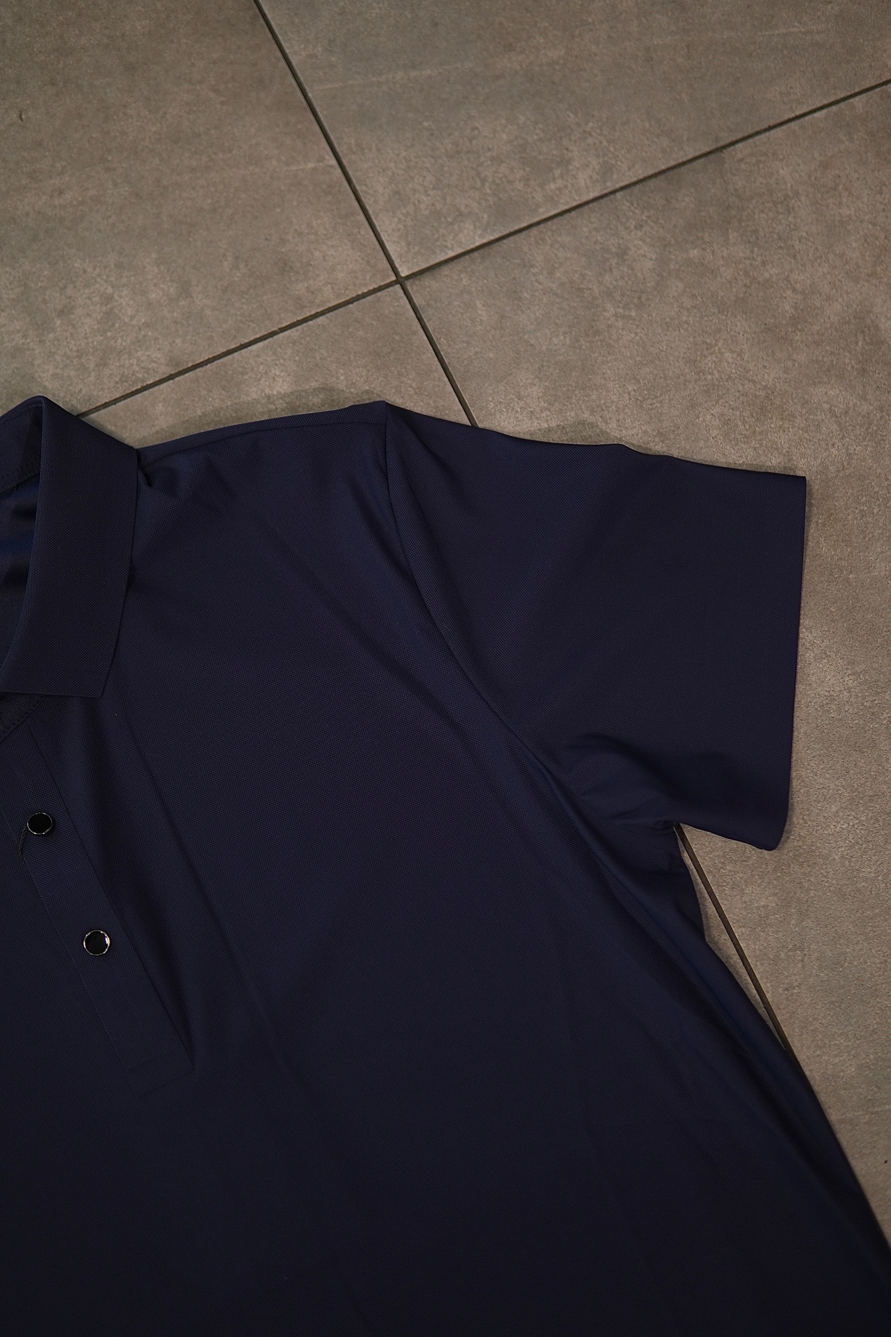 Men’s Polo Button Up - Navy