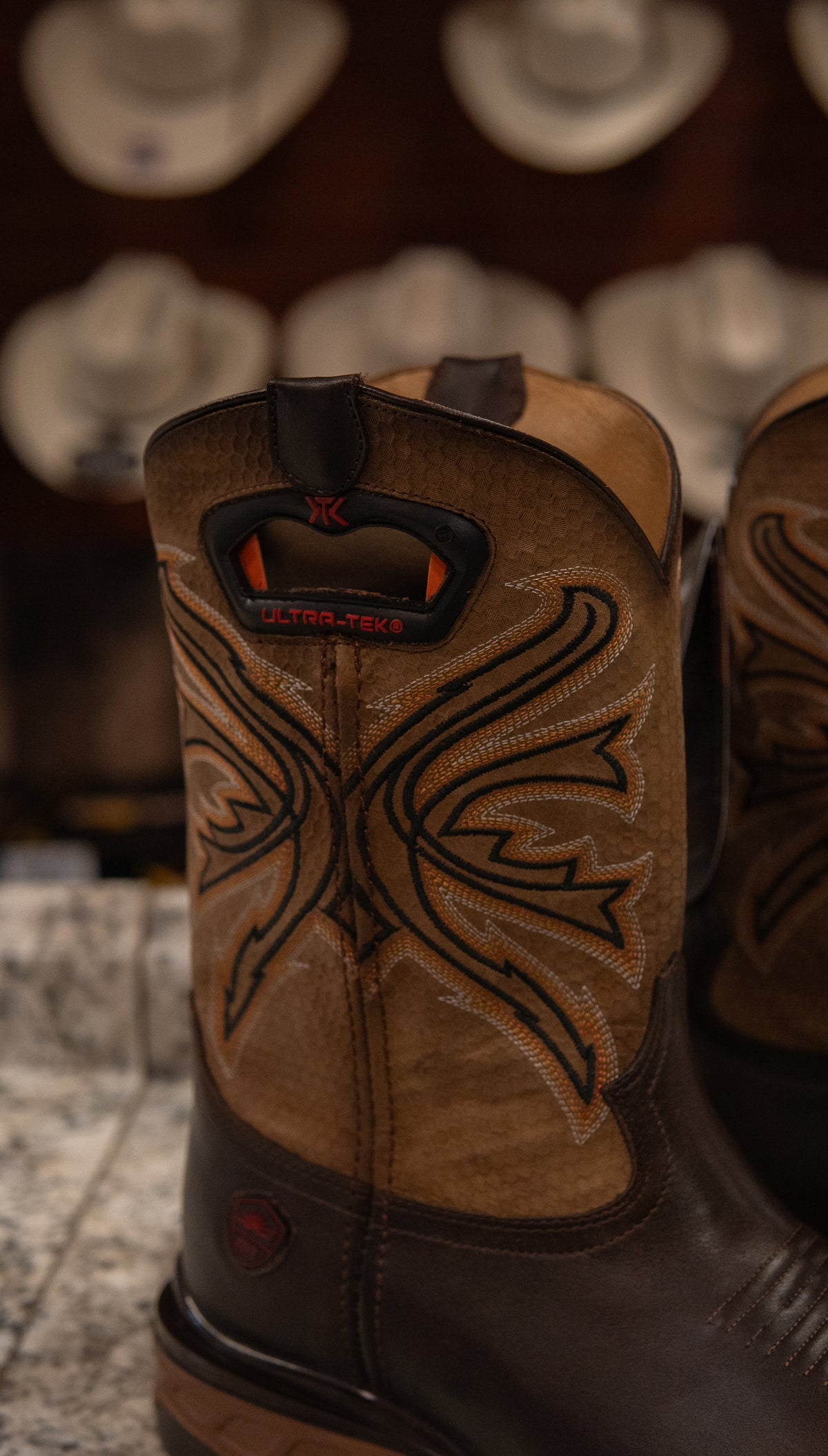 Rio Grande Men's Work Wear Boots Carter Cantera Cafe Steel Toe Boots