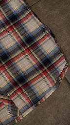 Men’s Printed Long Sleeve Button Up - Cuadra Plaid