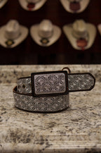 Men’s 2” Belt - Silver Plaque