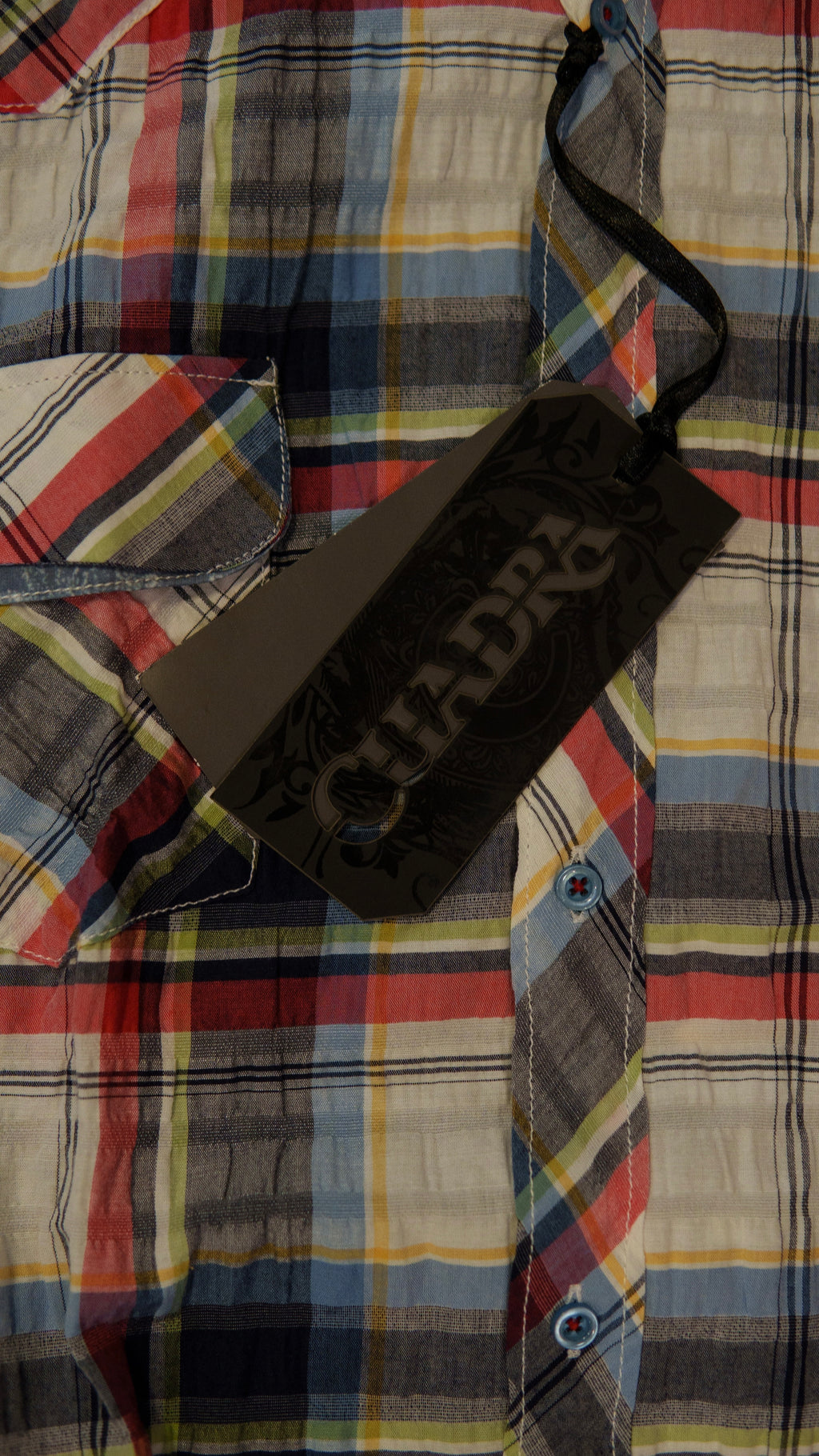 Men’s Printed Long Sleeve Button Up - Cuadra Plaid