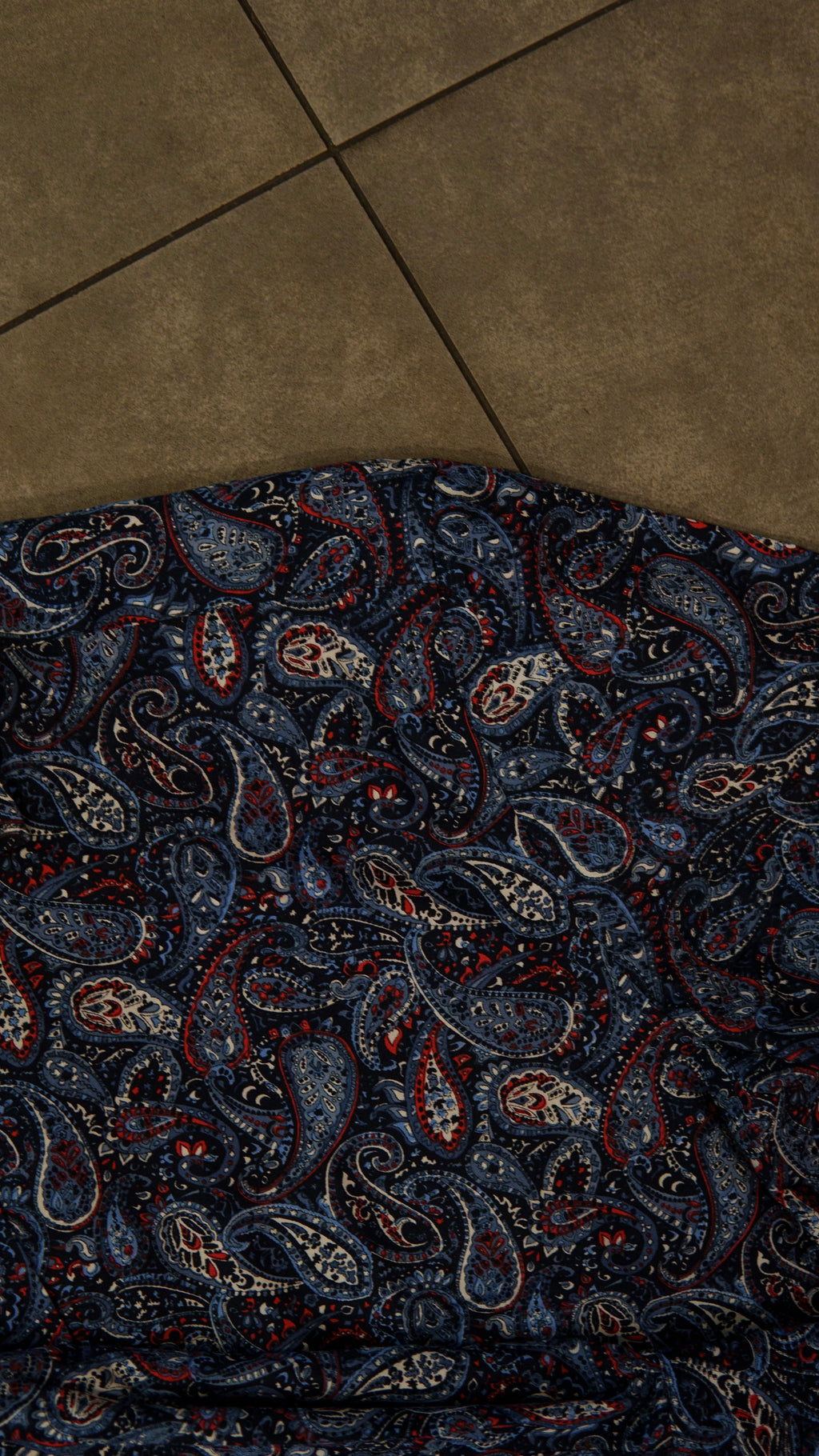Men’s Printed Long Sleeve Button Up - Shark Attack Paisley