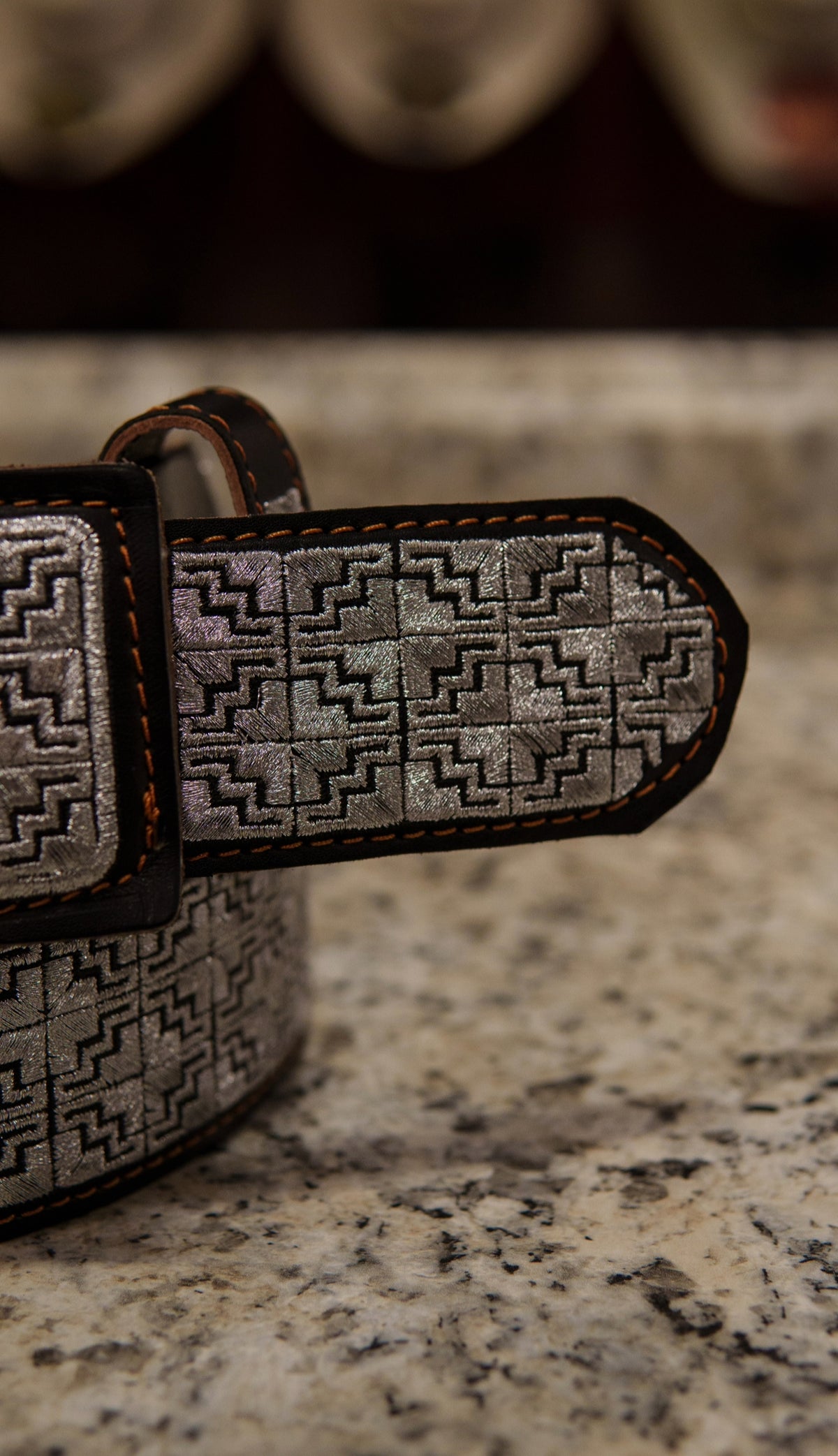 Men’s 2” Belt - Silver Plaque
