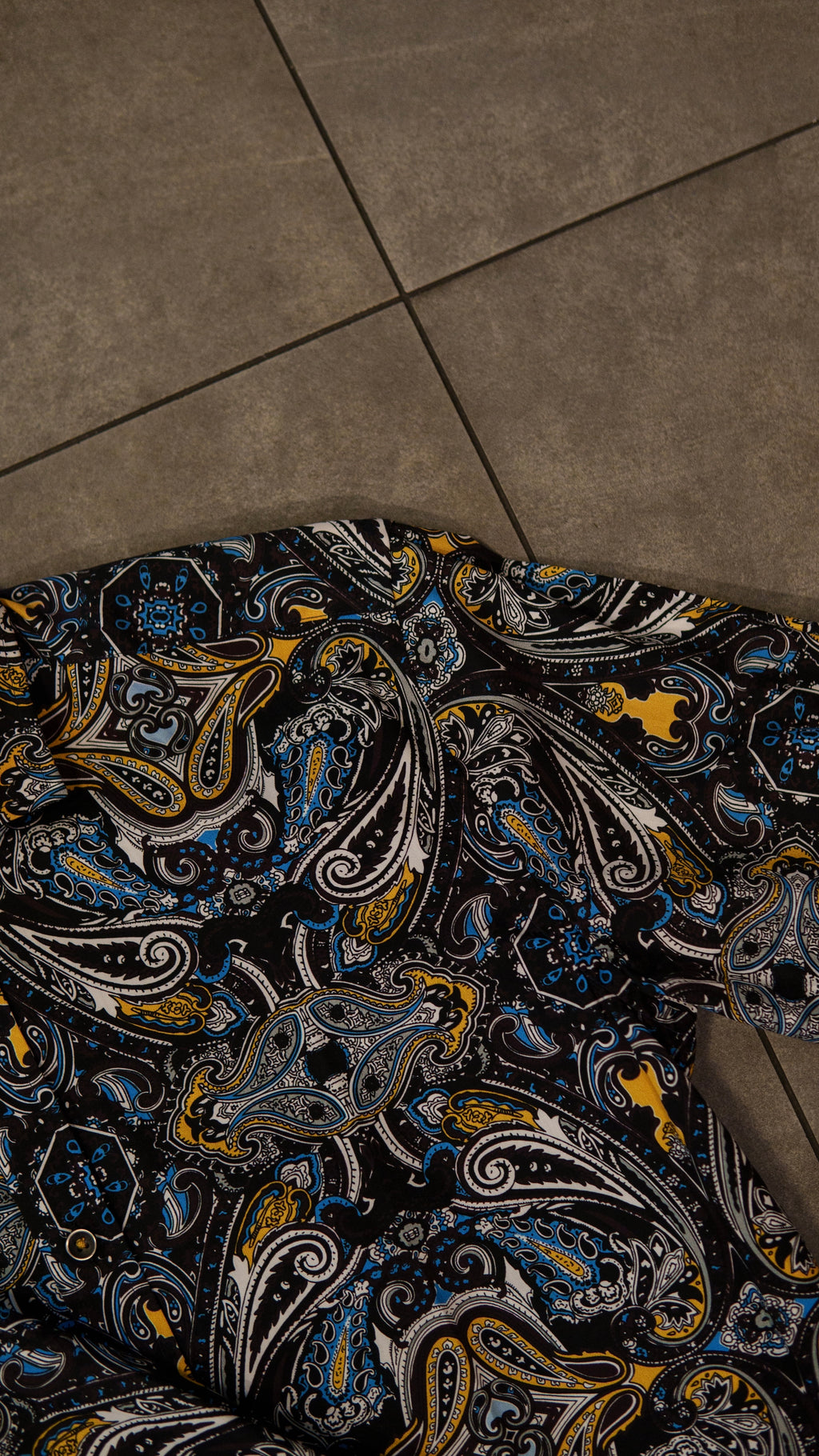 Men’s Printed Long Sleeve Button Up - Gladiator