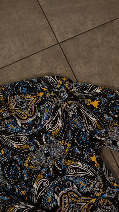 Men’s Printed Long Sleeve Button Up - Gladiator