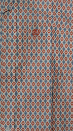 Men’s Printed Long Sleeve Button Up - Printed Ornament