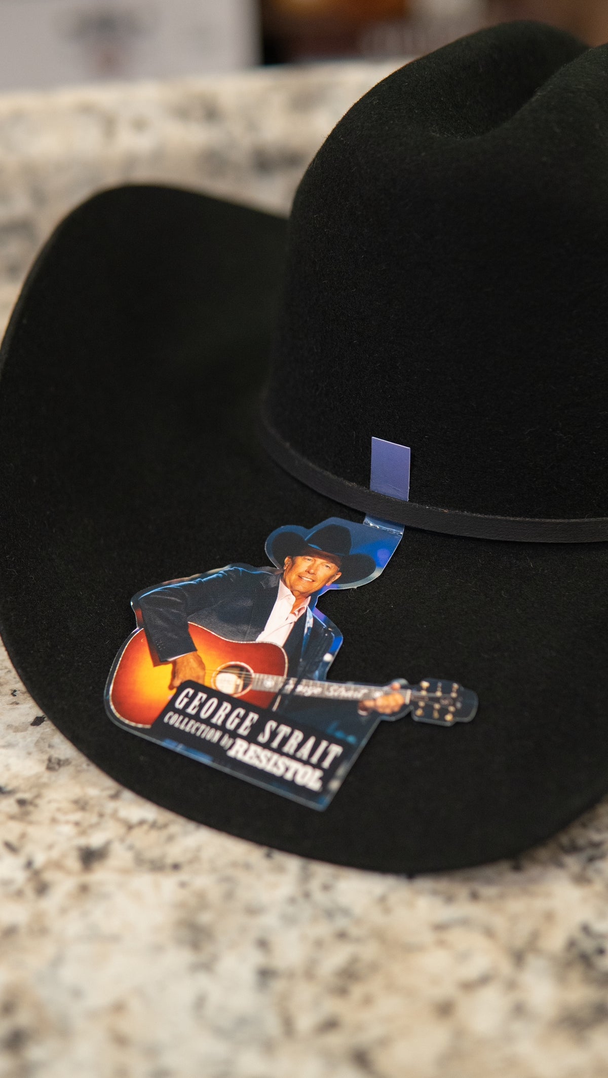 Resistol George Strait 4X Sonora Black Felt Hat