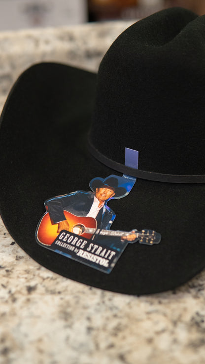 Resistol George Strait 4X Sonora Black Felt Hat