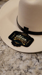 Kids Straw Stone Hat Sinaloa Style With Feather