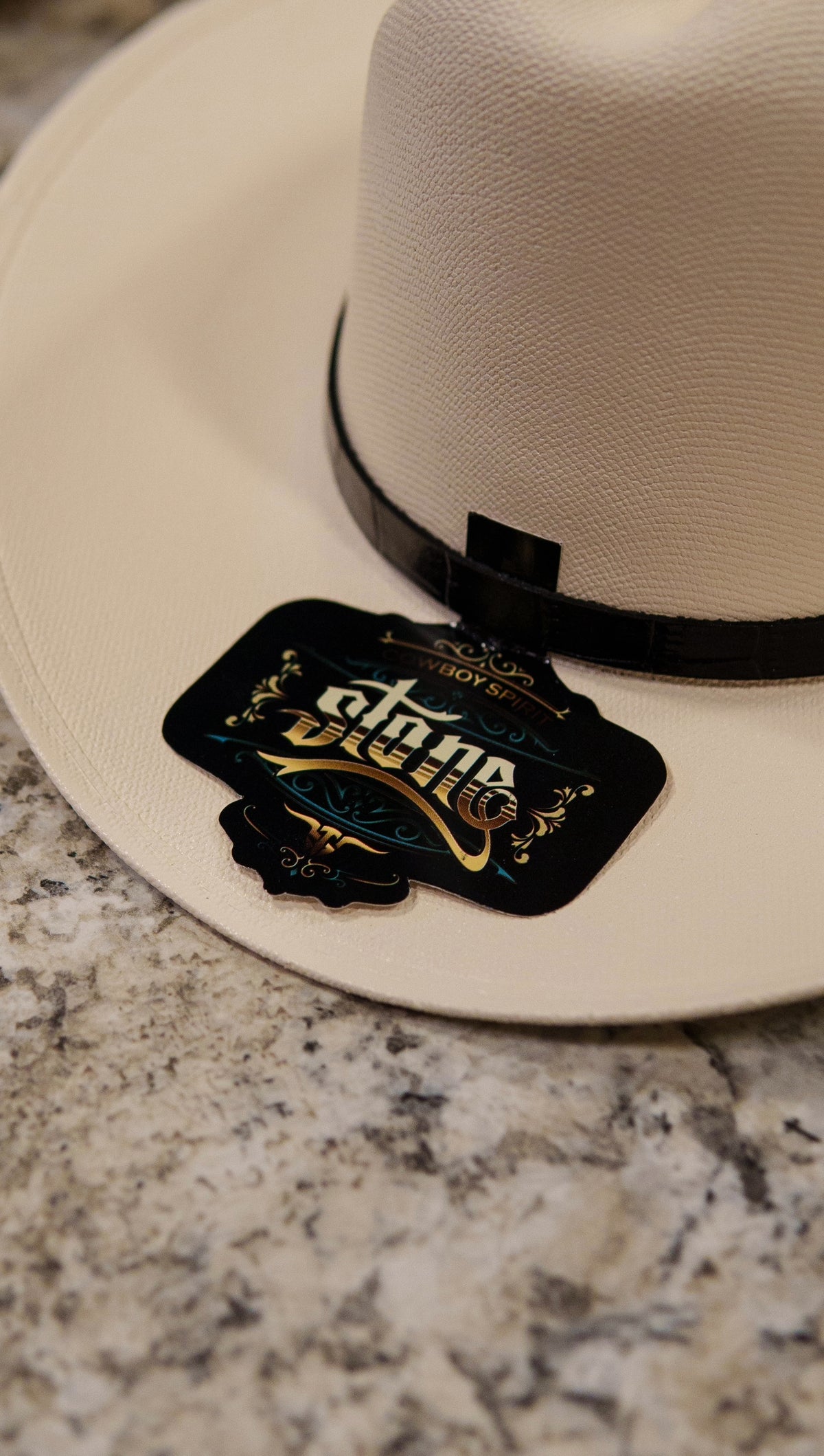 Kids Straw Stone Hat Sinaloa Style With Feather