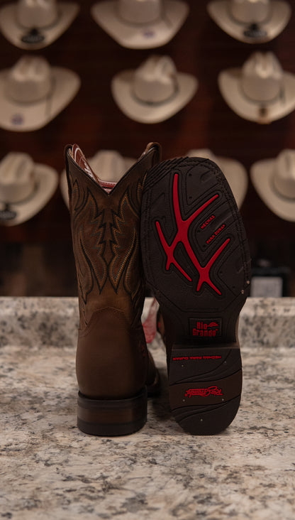 Rio Grande Men's Boots Filadelfia Crazy Tan Buffalo Cafe