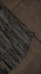 Men’s Printed Long Sleeve Button Up - Cement’s Paisley