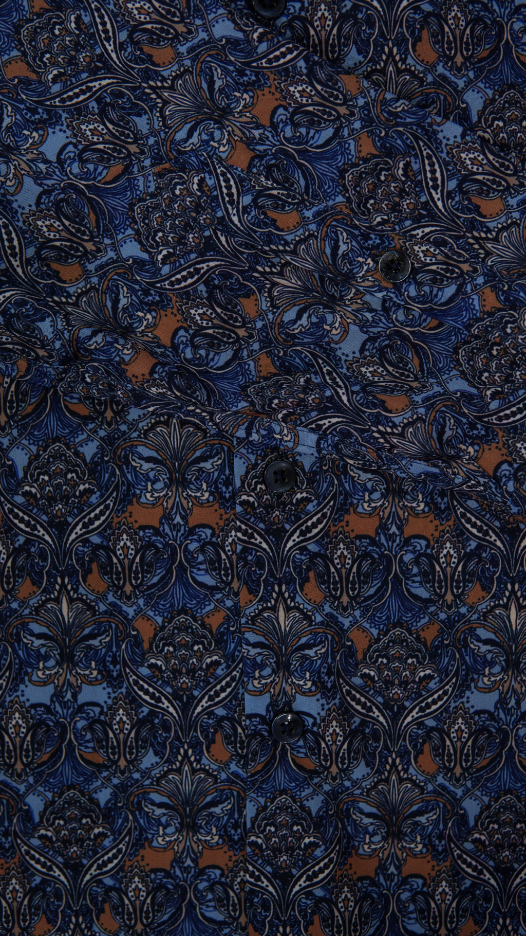 Men’s Printed Long Sleeve Button Up - Spheres Chandelier