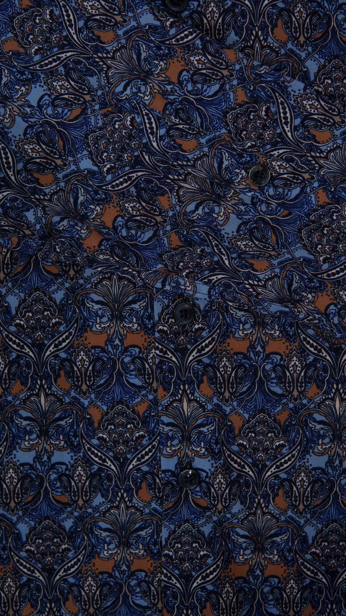 Men’s Printed Long Sleeve Button Up - Spheres Chandelier