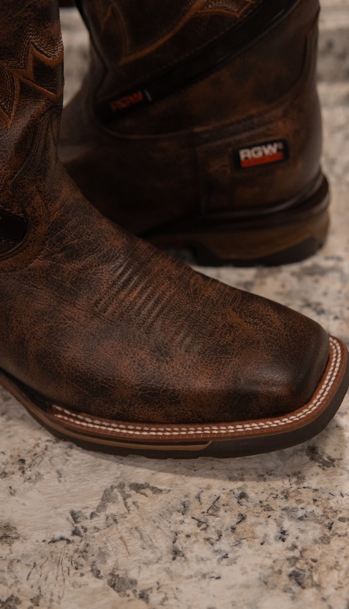 Rio Grande Men's Work Wear Boots Frontier Defender Tan